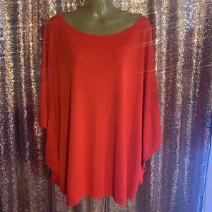 Ralph Lauren Loose Sleeve Orange Drape Shirt – Plus Size